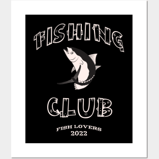 Fishing club Posters and Art